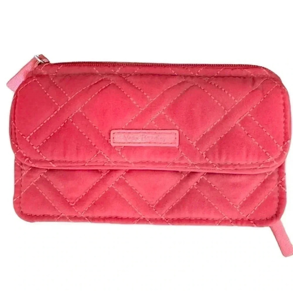 Vera Bradley, Quilted, RFID Card Case, Wallet, Red, 7”x4”x1.5” - Picture 1 of 9